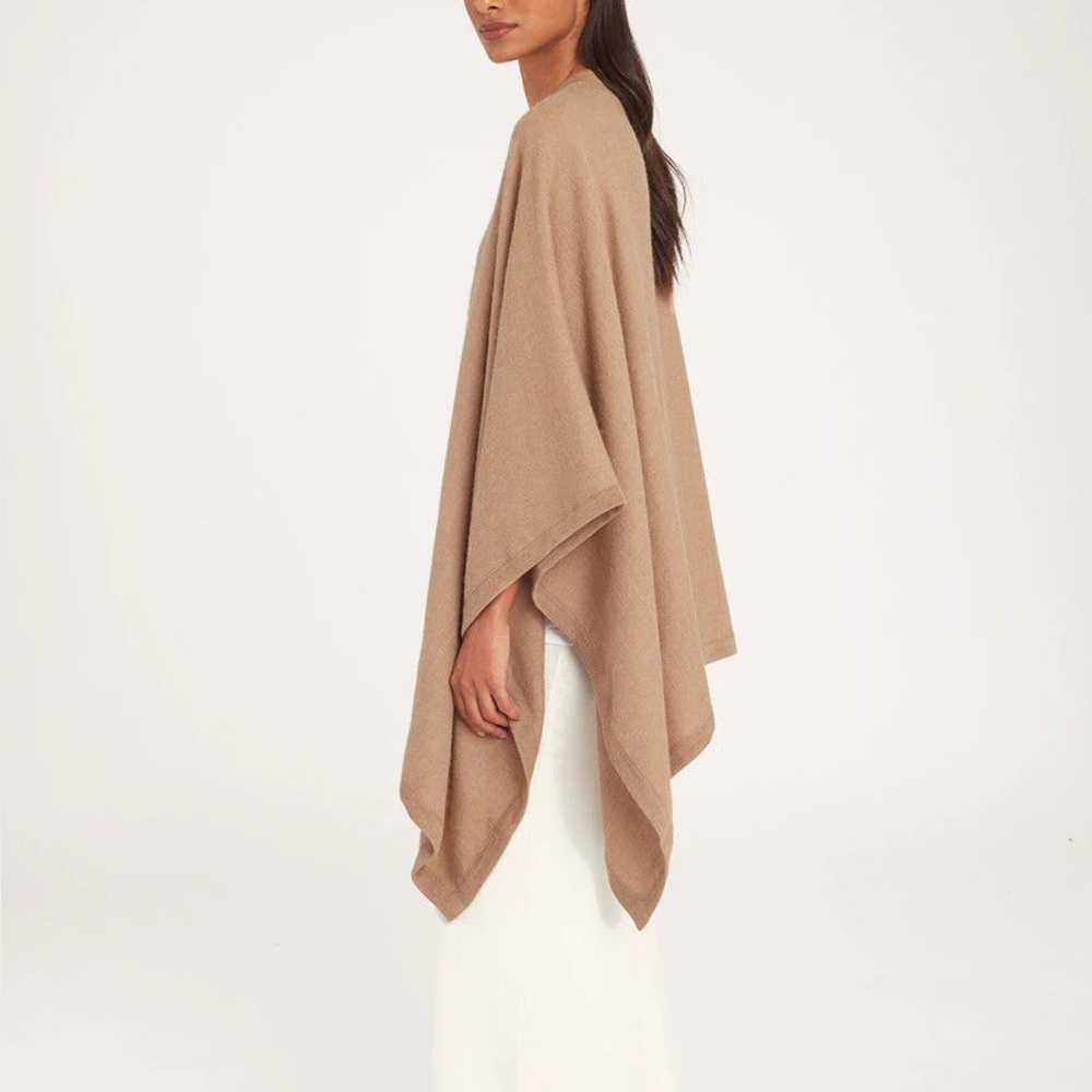 Cuyana Baby Alpaca Square Edge Cape - Picture 3 of 10